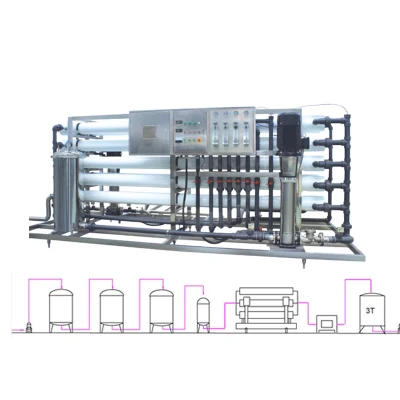 Industrielle Wasseraufbereitungsanlage für den Heimgebrauch, Aktivkohlefilter-Reinigungsapparat, 500 Lph RO-Anlage